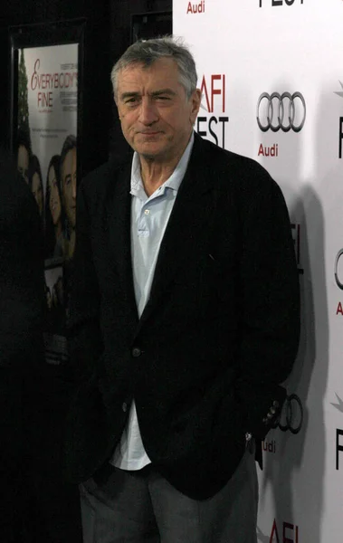 2009年Afi Festでロバート ニーロが出演2009年11月3日 アメリカ ハリウッドのグラマン チャイニーズ シアターで開催された Everbody Fine の上映会 — ストック写真