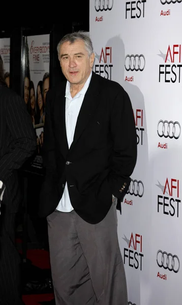 2009年Afi Festでロバート ニーロが出演2009年11月3日 アメリカ ハリウッドのグラマン チャイニーズ シアターで開催された Everbody Fine の上映会 — ストック写真