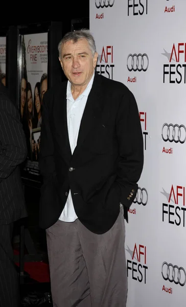 2009年11月3日 在美国好莱坞格劳曼中国戏剧学院举行的Afi Fest 2009 Everbody Fine 放映会上 男演员罗伯特 德尼罗 — 图库照片