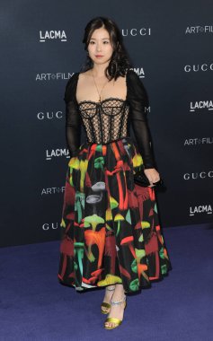 Los Angeles İlçe Sanat Müzesi 'nde 5 Kasım 2022' de düzenlenen Gucci tarafından sunulan LACMA Sanat + Film Galasında Annie Ge.