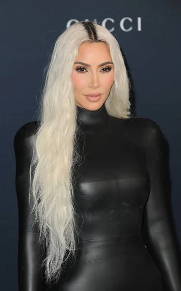 Kim Kardashian Lacma Art Film Gálaestjén Rendező Gucci Los Angeles — Stock Fotó