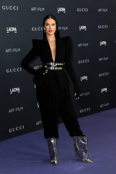 Alessandra Ambrosio Στο Lacma Art Film Gala Παρουσιάζεται Από Gucci — Φωτογραφία Αρχείου
