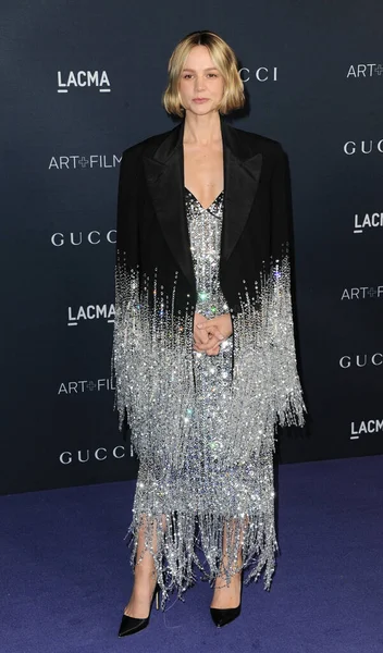 Carey Mulligan Lacma Art Film Gala Presenteras Gucci Som Hölls — Stockfoto
