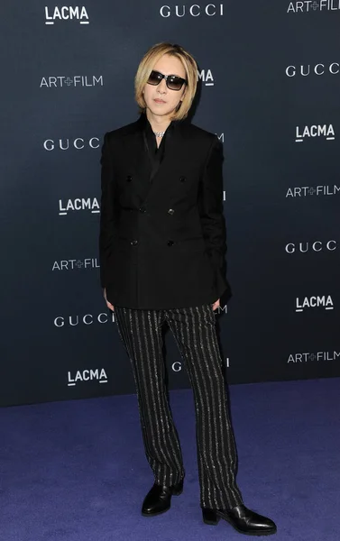 Yoshiki Lacma Art Film Gala Apresentado Por Gucci Realizado Museu — Fotografia de Stock