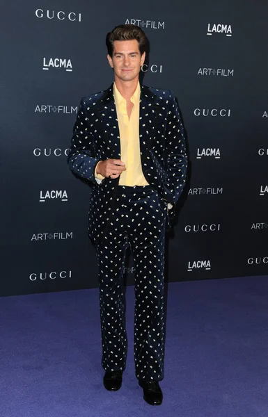 Andrew Garfield Lacma Art Film Gala Apresentado Por Gucci Realizado — Fotografia de Stock