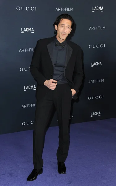 Adrien Brody Lacma Art Film Gala Apresentado Por Gucci Realizado — Fotografia de Stock