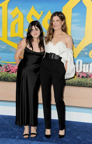 stock image Kathryn Hahn and Mae Sandler at the US premiere of Netflix's 'Glass Onion: A Knives Out Mystery' held at the Academy Museum of Motion Pictures in Los Angeles, USA on November 14, 2022.