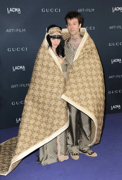 Billie Eilish和Jesse Rutherford在2022年11月5日于美国洛杉矶洛杉矶县艺术博物馆举行的Lacma Art Film Gala上的表演 — 图库照片
