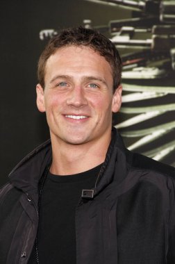 Ryan Lochte, 15 Ağustos 2012 'de Hollywood, ABD' deki Grauman 'ın Çin Tiyatrosu' nda düzenlenen 
