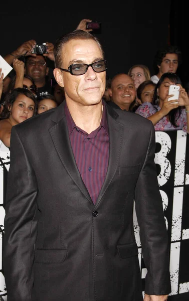 Jean Claude Van Damme Premierze Expendables Chińskim Teatrze Graumana Hollywood — Zdjęcie stockowe