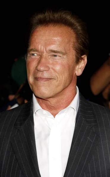 Arnold Schwarzenegger Alla Prima Los Angeles Expendables Tenutasi Grauman Chinese — Foto Stock