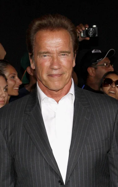Arnold Schwarzenegger Expendables Nin Los Angeles Galasında Ağustos 2012 Hollywood — Stok fotoğraf