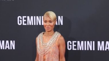 Jada Pinkett Smith, 6 Ekim 2019 'da Hollywood' daki Tcl Çin Tiyatrosu 'nda düzenlenen Gemini Man' in Los Angeles galasında.