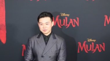 Jun Yu at the World premiere of Disney's 'Mulan' held at the Dolby Theatre in Hollywood, USA on March 9, 2020.