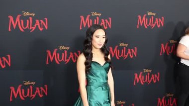Xana Tang at the World premiere of Disney's 'Mulan' held at the Dolby Theatre in Hollywood, USA on March 9, 2020.