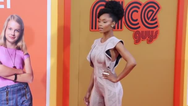 Yaya Dacosta Los Angeles Premiere Nice Guys Held Tcl Chinese — Videoclip de stoc