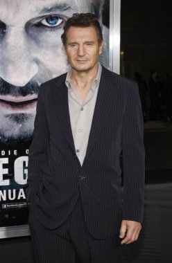 Liam Neeson at the Los Angeles premiere of 'The Grey' held at the Regal Cinemas L.A. Live in Los Angeles, USA on January 11, 2012.