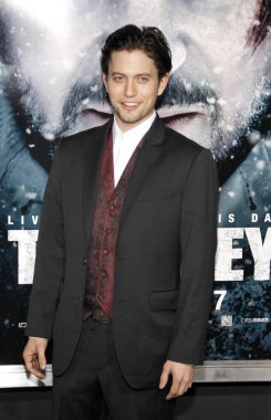 Jackson Rathbone at the Los Angeles premiere of 'The Grey' held at the Regal Cinemas L.A. Live in Los Angeles, USA on January 11, 2012.