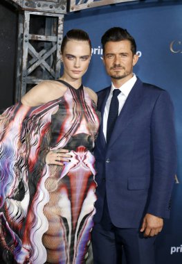 Cara Delevingne ve Orlando Bloom, Amazon'un 'Carnival Row'unun Los Angeles galasında 21 Ağustos 2019'da Abd'nin Hollywood'daki Tcl Çin Tiyatrosu'nda düzenlendi..