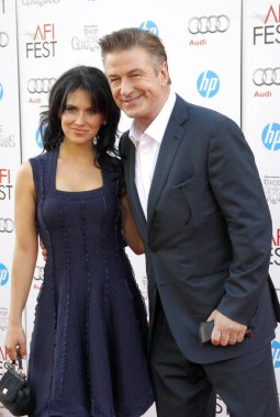 Alec Baldwin and Hilaria Thomas at the 2012 AFI Fest Gala Screening of 