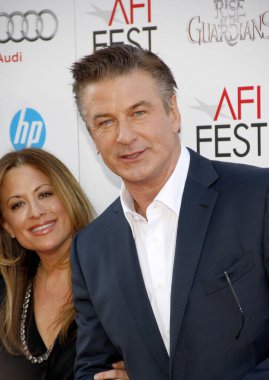 Christina Steinberg and Alec Baldwin at the 2012 AFI FEST Gala Screening of 'Rise Of The Guardians' held at the Grauman's Chinese Theatre in Hollywood, USA on November 4, 2012.