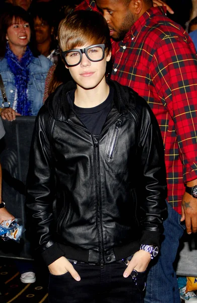 Justin Bieber Megamind Los Angeles Premierjén Melyet Usa Beli Hollywoodban — Stock Fotó