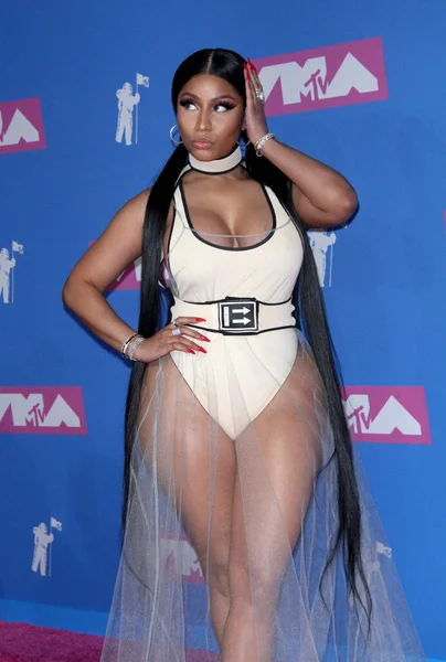Nicki Minaj Στα Mtv Video Music Awards 2018 Στο Radio — Φωτογραφία Αρχείου