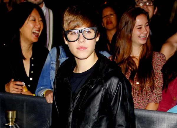 Justin Bieber Premierze Megamind Hollywood Highland Hollywood Usa Października 2010 — Zdjęcie stockowe