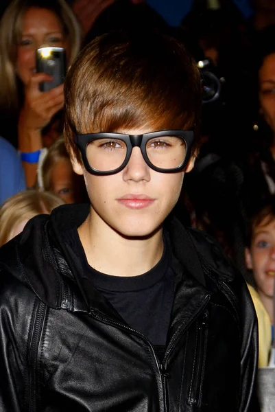 Justin Bieber Estreno Los Ángeles Megamind Celebrado Hollywood Highland Hollywood — Foto de Stock