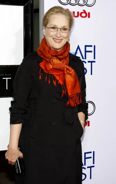 Meryl Streep Festiwalu Afi Fest 2008 Premiera Filmu Wątpliwości Chińskim — Zdjęcie stockowe