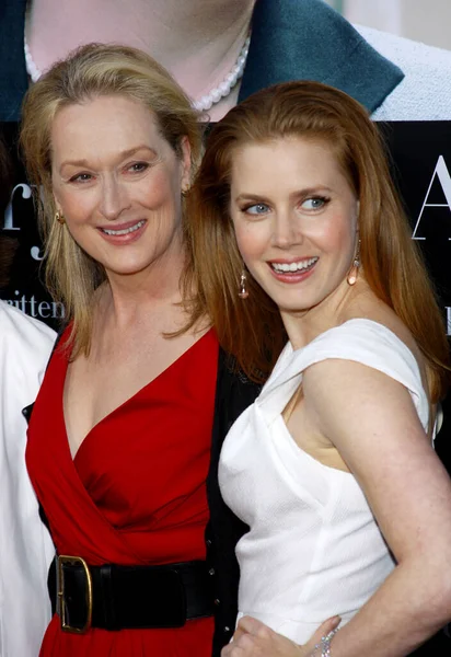 stock image Meryl Streep and Amy Adams at the Los Angeles premiere of 'Julie and Julia' held at the Mann Village Theatre in Westwood, USA on July 26, 2009.