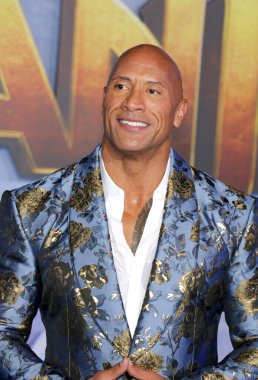 Dwayne Johnson, 'Jumanji: The Next Level' filminin dünya prömiyerinde 9 Aralık 2019 'da Hollywood' daki Tcl Çin Tiyatrosu 'nda düzenlendi..