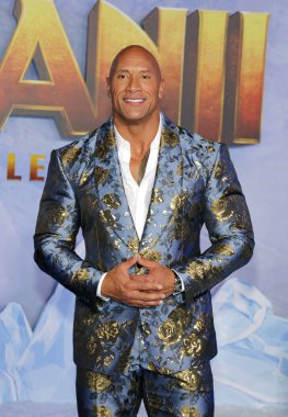 Dwayne Johnson, 'Jumanji: The Next Level' filminin dünya prömiyerinde 9 Aralık 2019 'da Hollywood' daki Tcl Çin Tiyatrosu 'nda düzenlendi..