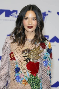 Olivia Munn, 27 Ağustos 2017 tarihinde Inglewood, ABD 'de düzenlenen 2017 MTV Video Müzik Ödülleri' nde.