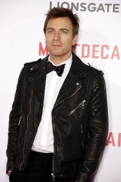 Ewan Mcgregor Los Angeles Premiere Mortdecai Held Tcl Chinese Theater — Stock Photo, Image