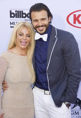 Britney Spears and Charlie Ebersol at the 2015 Billboard Music Awards held at the MGM Garden Arena in Las Vegas, USA on May 17, 2015.  