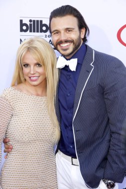 Britney Spears and Charlie Ebersol at the 2015 Billboard Music Awards held at the MGM Garden Arena in Las Vegas, USA on May 17, 2015.  