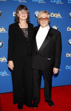 Margaret Sixel ve George Miller 6 Şubat 2016 tarihinde Abd'nin Los Angeles kentindeki Hyatt Regency Century Plaza'da düzenlenen 68..