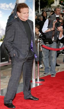 WESTWOOD, CA - APRIL 23, 2006: Robin Williams at the Los Angeles premiere of 'RV' held at the Mann Village Theatre in Westwood, USA on April 23, 2006.