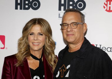 Tom Hanks and Rita Wilson at the 5th Biennial Stand Up To Cancer held at the Walt Disney Concert Hall in Los Angeles, USA on September 9, 2016.