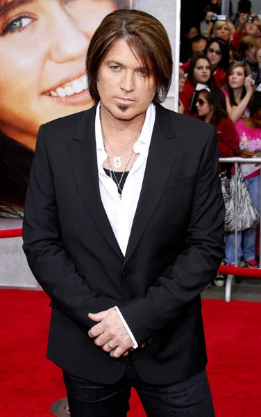 Billy Ray Cyrus Premierze Filmu Hannah Montana Movie Capitan Theater — Zdjęcie stockowe