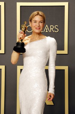 Renee Zellweger, 9 Şubat 2020 'de Hollywood Dolby Tiyatrosu' nda düzenlenen 92. Akademi Ödülleri Basın Odası 'nda.