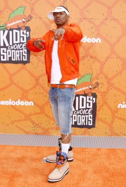 Nick Cannon at the Nickelodeon Kids' Choice Sports Awards 2016 held at the UCLA's Pauley Pavilion in Westwood, USA on July 14, 2016.