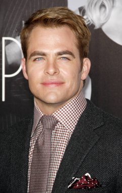 Chris Pine at the Los Angeles premiere of 'This Means War' held at the Grauman's Chinese Theatre in Hollywood on February 8, 2012. 