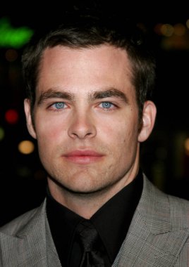 Chris Pine at the World premiere of 'Smokin' Aces' held at the Grauman's Chinese Theater in Hollywood, USA on January 18, 2007.