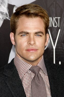 Chris Pine at the Los Angeles premiere of 'This Means War' held at the Grauman's Chinese Theatre in Hollywood on February 8, 2012.