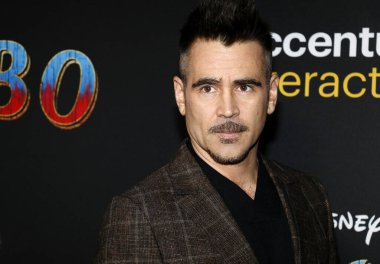 Colin Farrell at the World premiere of 'Dumbo' held at the El Capitan Theatre in Hollywood, USA on March 11, 2019.