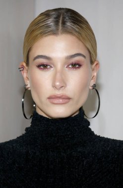 Hailey Baldwin at the Hammer Museum Gala In The Garden held at the Hammer Museum in Westwood, USA on October 14, 2017. clipart