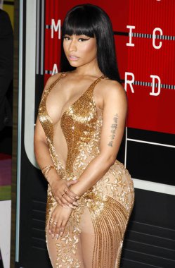 Los Angeles, Ca - 30 Ağustos 2015: Nicki Minaj 2015 Mtv Video Müzik Ödülleri'nde Los Angeles, ABD Microsoft Theater 30 Ağustos 2015 düzenlenen.