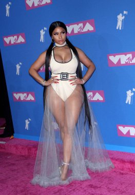 Nicki Minaj at the 2018 MTV Video Music Awards held at the Radio City Music Hall in New York, USA on August 20, 2018. clipart